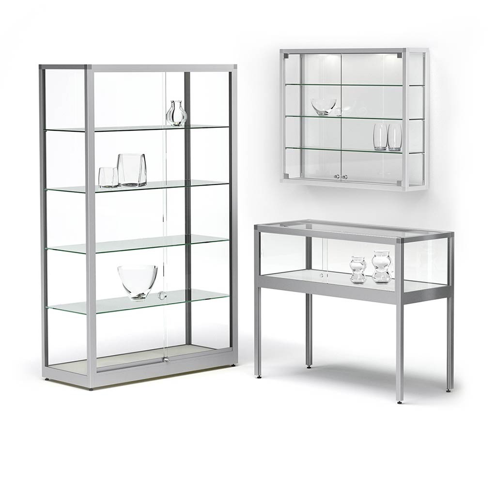 Glasvitrinen